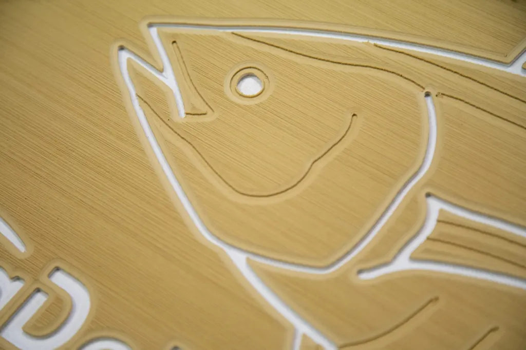 Routed Logo with Engraving
